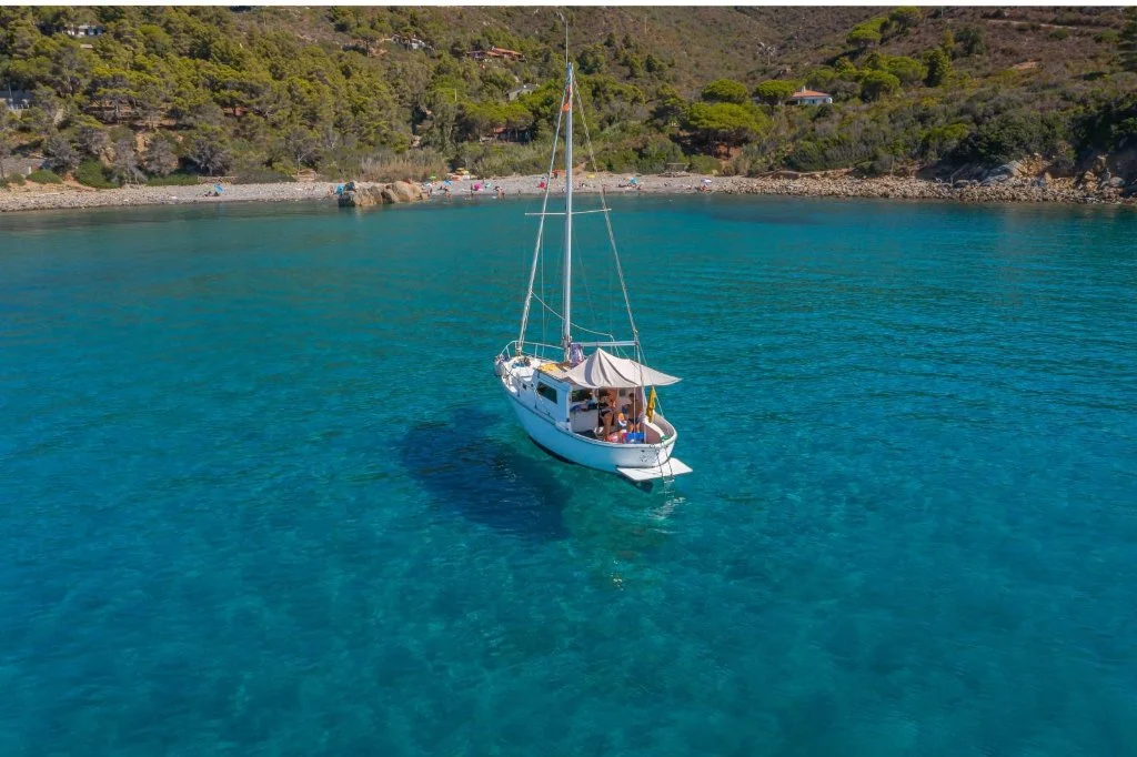 The island from the sea