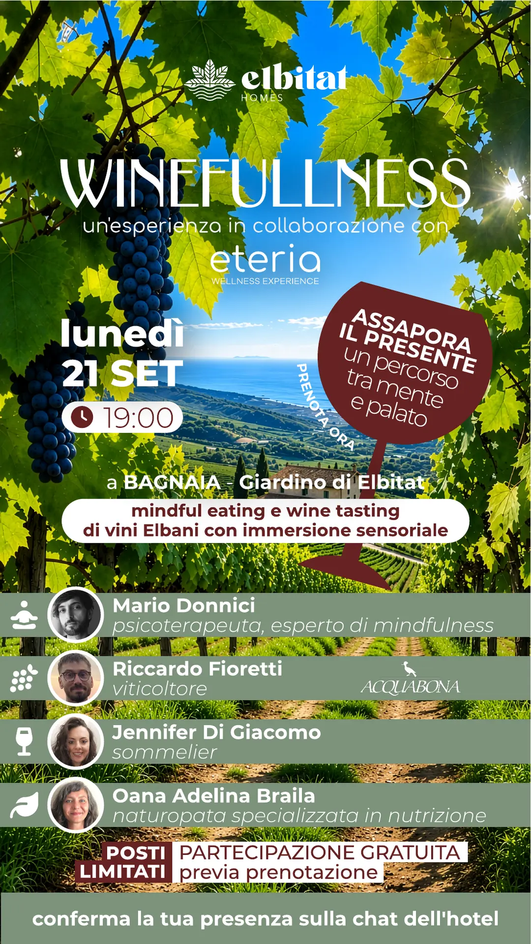 Locandina Winefulness del 21 settembre 2026