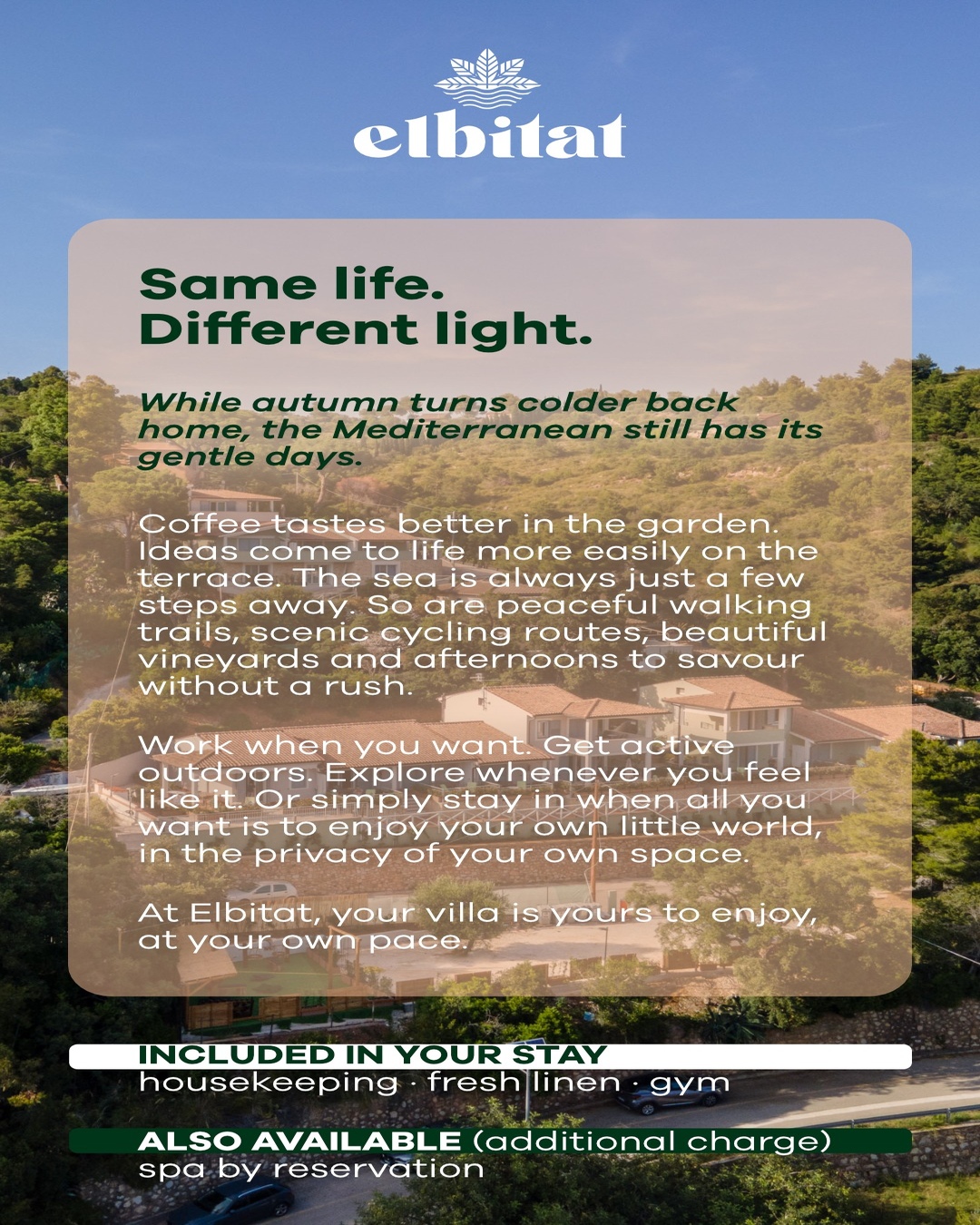 Elbitat — Stessa vita, un'altra luce: le ville Elbitat immerse nel verde dell'Isola d'Elba